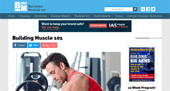 Desktop Screenshot of building-muscle101.com